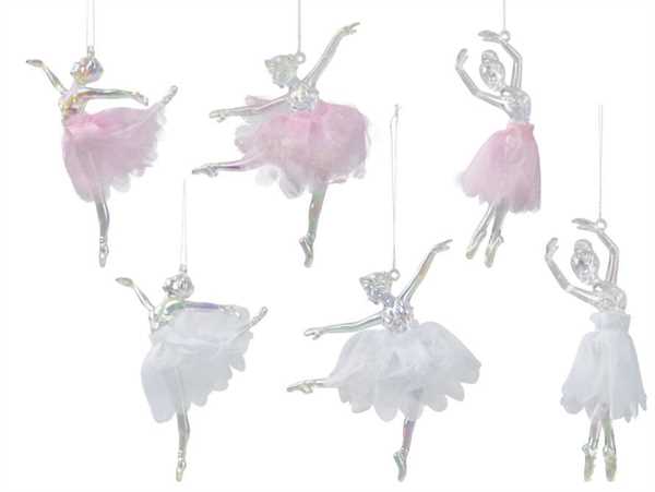 PENDENTE BALLERINA ACRILICO 6ASS. 2X6XH.13CM