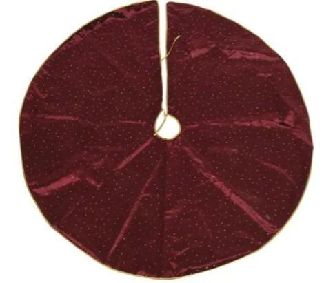 COPRIBASE ALBERO IN POLIESTERE ROSSO Ø120CM
