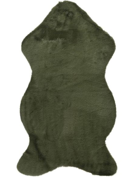 TAPPETO POLIESTERE VERDE 90X50CM