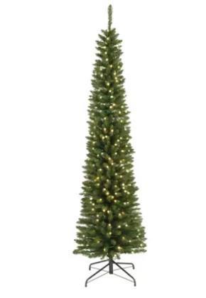 ALBERO NATALE PVC PENCIL PINE 280LED L.CALDA Ø60XH.210 CM