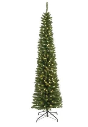 ALBERO NATALE PVC PENCIL PINE 280LED L.CALDA Ø60XH.210 CM