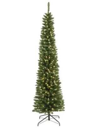 ALBERO NATALE PVC PENCIL PINE 280LED L.CALDA Ø60XH.210 CM