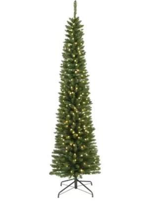 ALBERO NATALE PVC PENCIL PINE 380LED L.CALDA Ø70XH.40CM