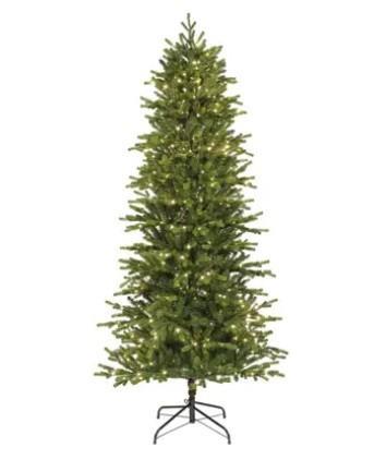 ALBERO NATALE PE/PVC GREENLAND 540LED L.CALDA Ø101xH210CM