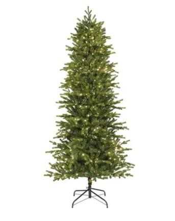 ALBERO NATALE PE/PVC GREENLAND 540LED L.CALDA Ø101xH210CM