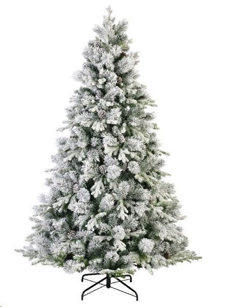 ALBERO NATALE PE/PVC LAUSANNE FIR INNEVATO Ø142XH.240CM