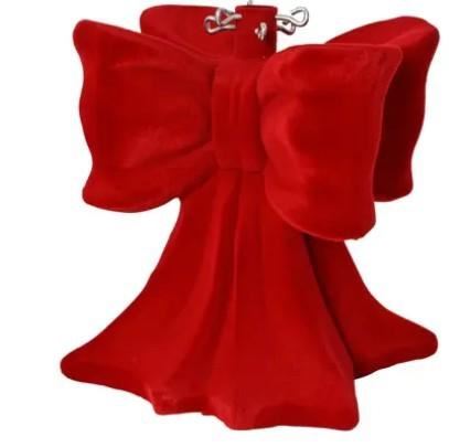 BASE ALBERO IN MAGNESIO FIOCCO ROSSO 32.5X34XH.38CM