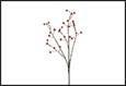 RAMO BACCHE ROSSE PVC 6X13X82CM