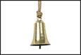 DECORO CAMPANELLO ORO  13,5X13,5X19CM METAL/NICKEL