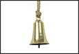 DECORO CAMPANELLO ORO  13,5X13,5X19CM METAL/NICKEL