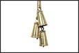 DECORO CAMPANELLI ORO  15X7,5X65CM METAL/NICKEL