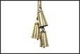 DECORO CAMPANELLI ORO  15X7,5X65CM METAL/NICKEL