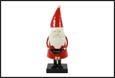 DECORO BABBO NATALE  15,5X24X47,5CM METAL/NICKEL