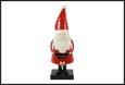 DECORO BABBO NATALE  15,5X24X47,5CM METAL/NICKEL