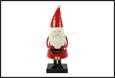 DECORO BABBO NATALE  15,5X24X47,5CM METAL/NICKEL