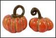 ZUCCA ARANCIONE CERAMICA ASS.2MOD.  30X25X26CM