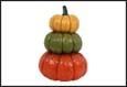 ZUCCHE CERAMICA GIALLO/VERDE/ARANCIO 33X33X47CM