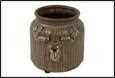 VASO RENNA BRONZATO CERAMICA 18X18X15CM