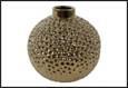 VASO PALLINA NATALE ROYCE CERAMICA 16X16X15CM ORO