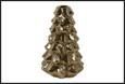 VASO ALBERO NATALE ORO CERAMICA 15X15X25CM