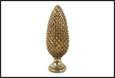 PIGNA CONAN SU PIEDE ORO PE  22X22X58,5CM
