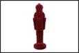 SOLDATINO PVC/VELLUTO BORDEAUX 15,24X15,24X52CM