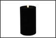CANDELA LED VELLUTO D.7,5XH.12,5 NERO