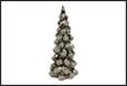 ALBERO NATALE LUKE VETRO MARRONE 13,3X13,3X30,5CM