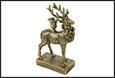 PORTACANDELE RENNA ORO PE 16X8X25,5CM