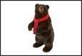 ORSO ROELOVE MARRONE TESSUTO 35X28X65CM