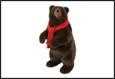 ORSO ROELOVE MARRONE TESSUTO 35X28X65CM
