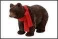 ORSO ROELOVE MARRONE TESSUTO 58X23X37CM