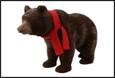 ORSO ROELOVE MARRONE TESSUTO 99X37X60CM