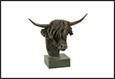 TESTA BUFALO SCOTTISH MARRONE PE L30B15H24CM