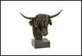 TESTA BUFALO SCOTTISH MARRONE PE L30B15H24CM