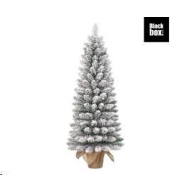 ALBERO NATALE MINI GERLOS INNEVATO C/BASE JUTA H.90XD.41CM