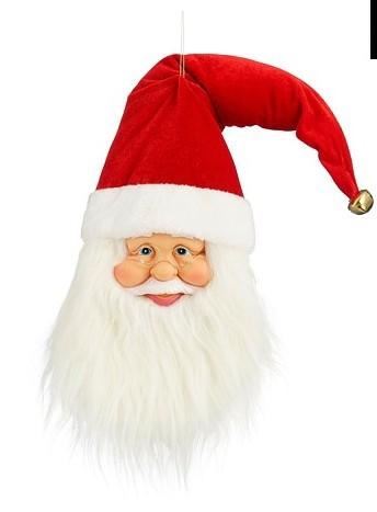 PENDENTE BABBO NATALE ROSSO PVC 20X10XH65 CM