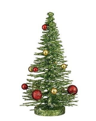 ALBERO DECORATIVO VERDE - H25XD14CM