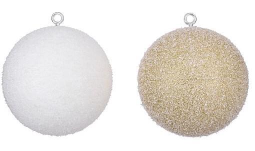 PALLINA PVC 2 MOD. ASSORTITI ORO/BIANCO D20CM