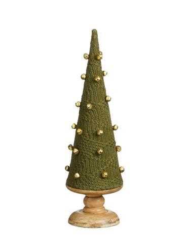 ALBERO DECORATIVO VERDE IN LEGNO FSC 100% H40XD11 CM