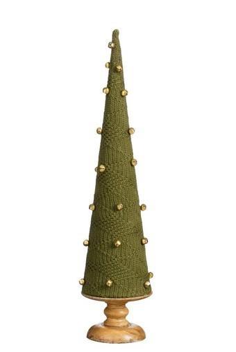 ALBERO DECORATIVO VERDE IN LEGNO FSC 100% H56XD13 CM
