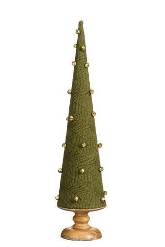 ALBERO DECORATIVO VERDE IN LEGNO FSC 100% H56XD13 CM