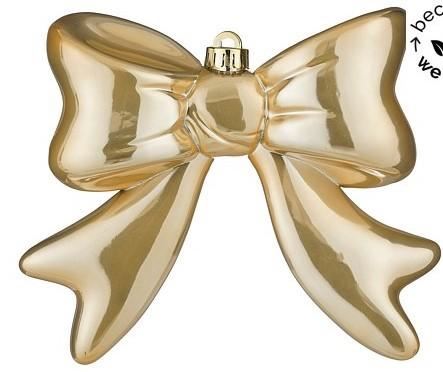DECORO FIOCCO ORO CHIARO PSR 20X6XH20 CM