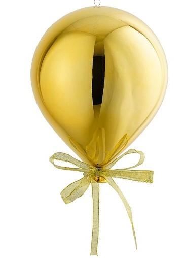 DECORO PALLONCINO ORO PSR D30 CM