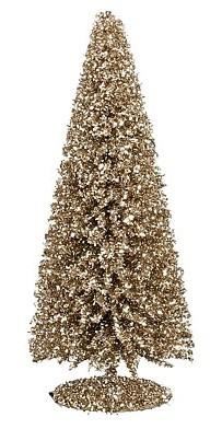 DECORO ALBERO PE CHAMPAGNE CM.13X30H.