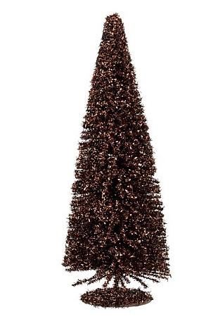 DECORO ALBERO PE MARRONE CM.15X40H.