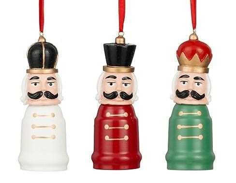 DECORO RESINA KING BELL BIANCO ROSSO VERDEASS.3MOD. CM.5X5X1