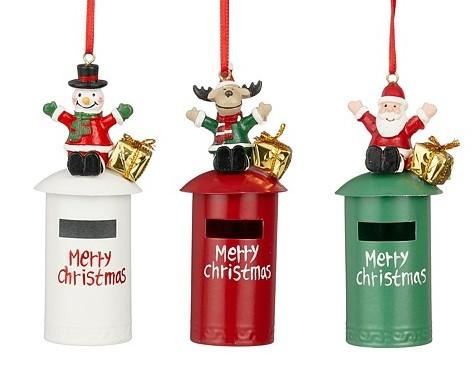 DECORO RESINA RENNA/PUPAZZO NEVE/BABBO ASS.3MOD. CM.5X5X12H