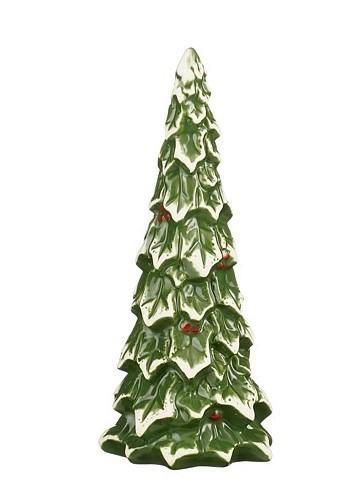 DECORO ALBERO NATALE CERAMICA CM.11X11X25,5
