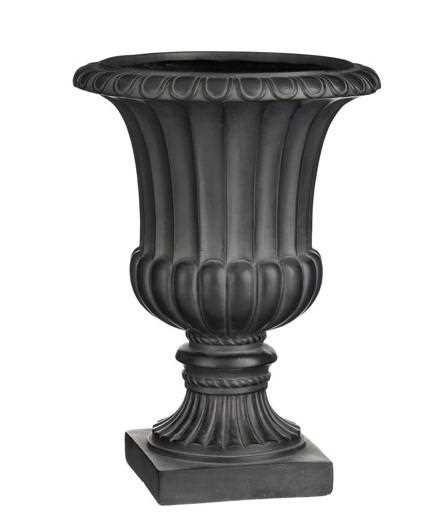 VASO GLORIA RESINA ANTRACITE - H52XD36CM